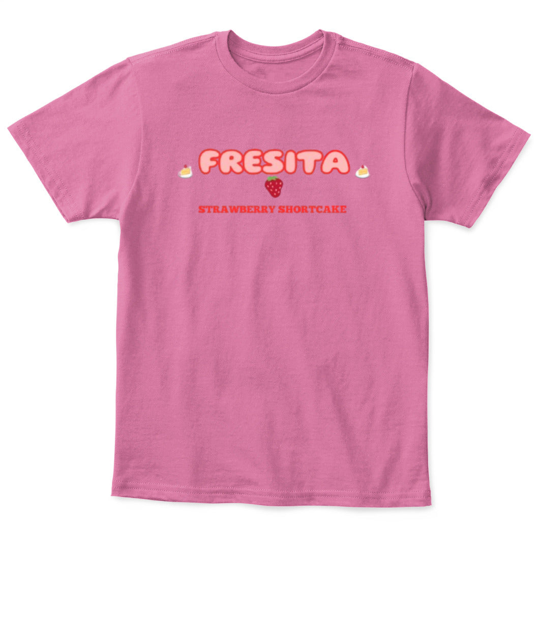 Cotton Crop Top Women Fresita Strawberry Shirt
