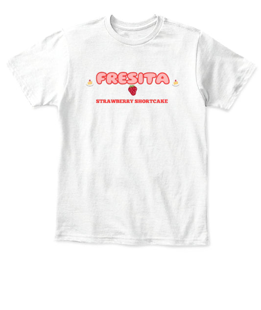 Cotton Crop Top Women Fresita Strawberry Shirt